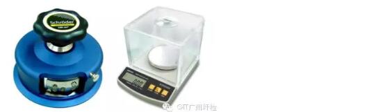 圓盤取樣器和電子天平